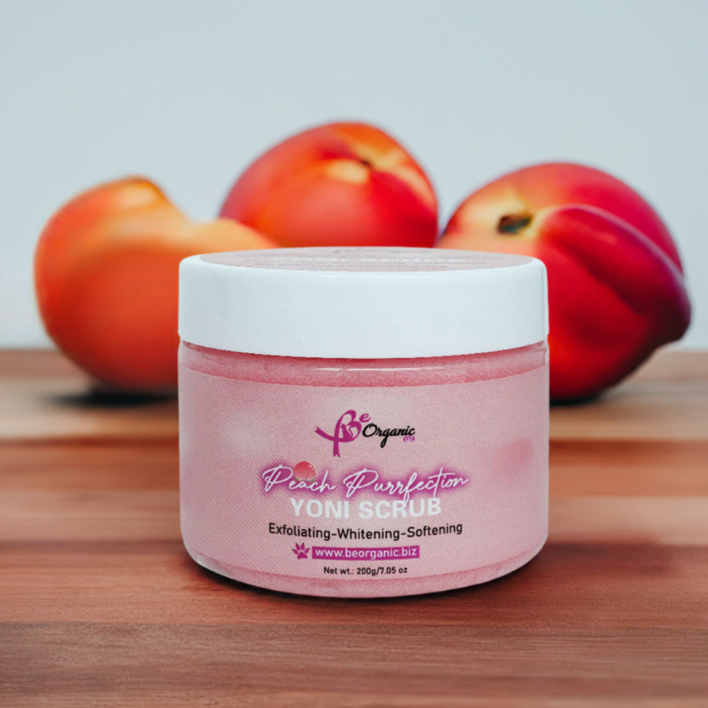 Purrfection Peach Scrub