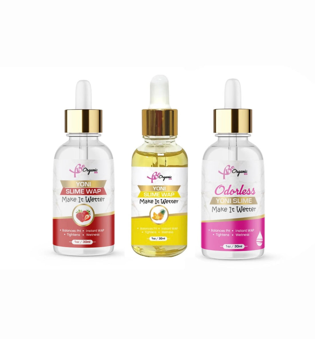 WAP Gel for Kitty Dryness bundle — odorless, strawberry, and pineapple flavors by BeOrganicLLC"