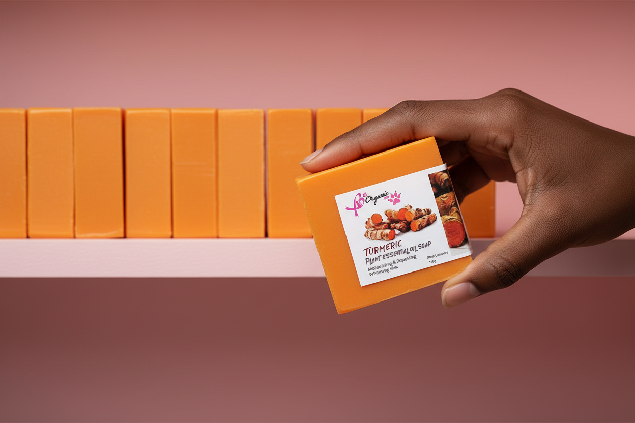 Turmeric Bar Soap Dark Spots, Acne, Soothes and Moisturizing