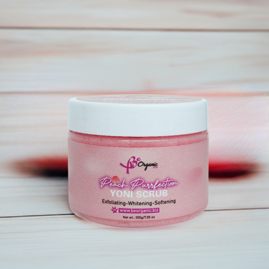 Purrfection Peach Scrub